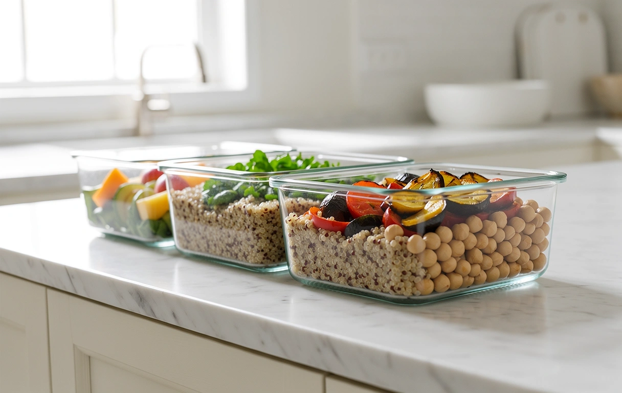 Organisation d'une cuisine saine et minimaliste